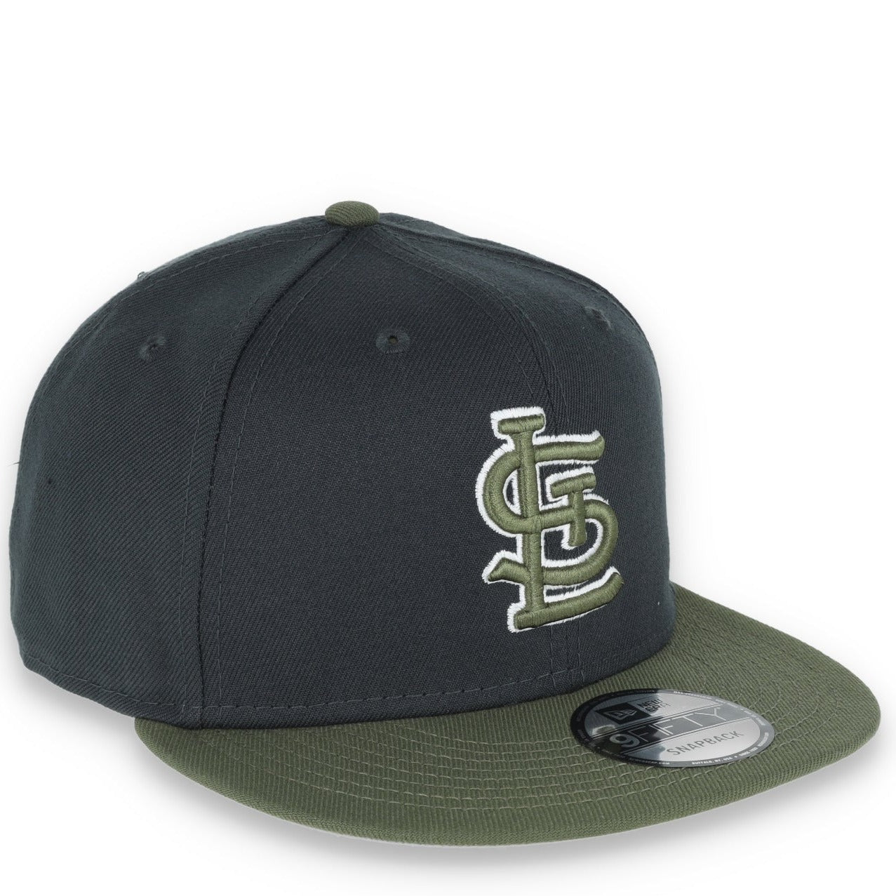 New Era St. Louis Cardinals 2-Tone Color Pack 9FIFTY Snapback Hat- Grey/Olive