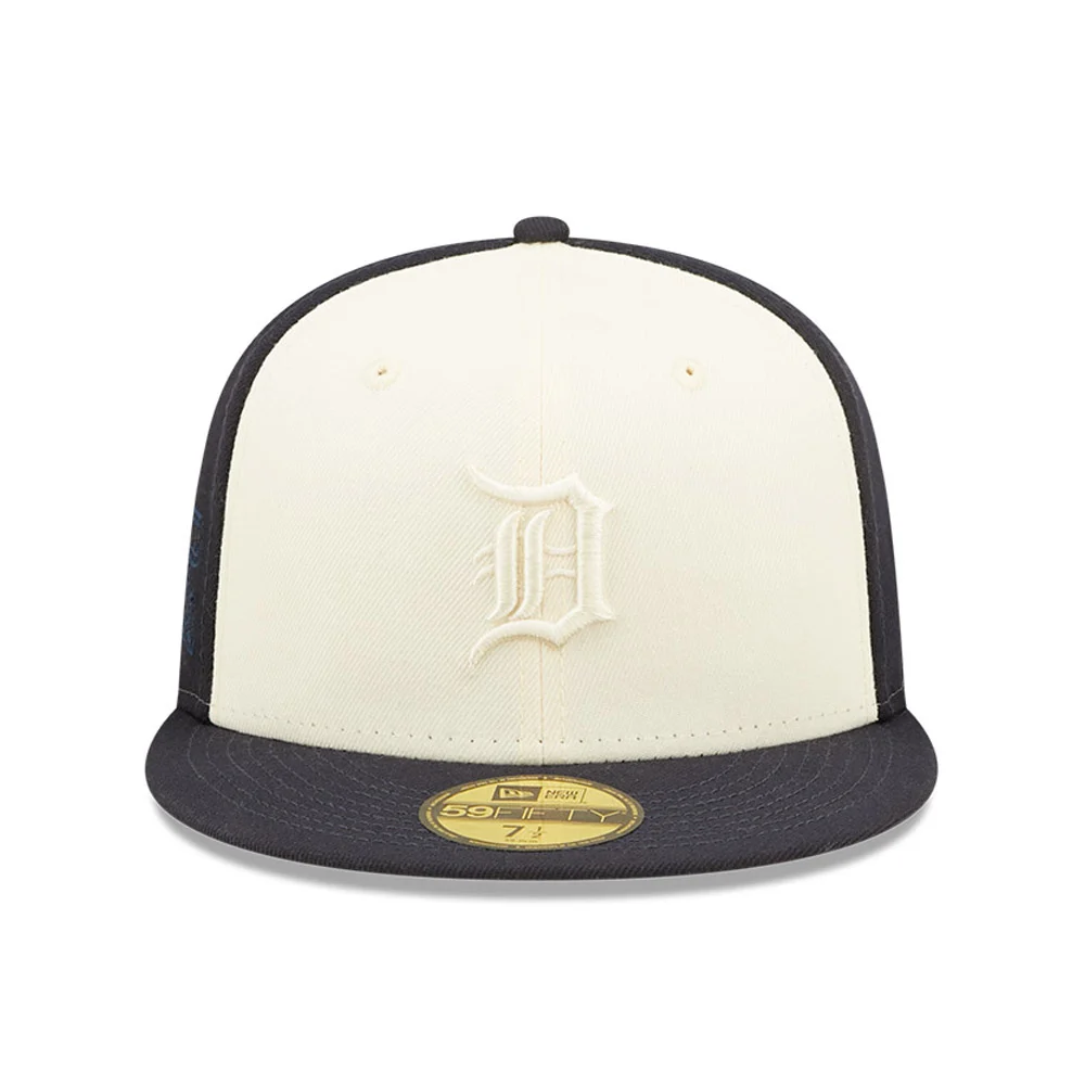 NEW ERA DETROIT TIGERS 2-TONE 59FIFTY FITTED HAT-NAVY/CREAM