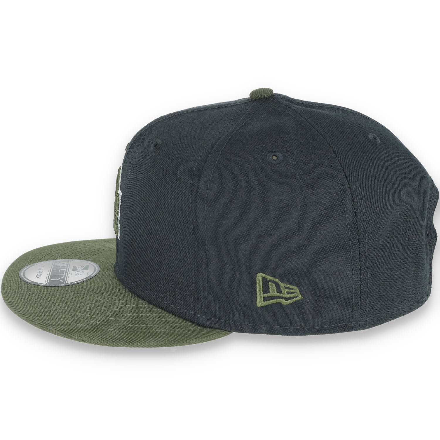 New Era Los Angeles Dodgers 2-Tone Color Pack 9FIFTY Snapback Hat- Grey/Olive