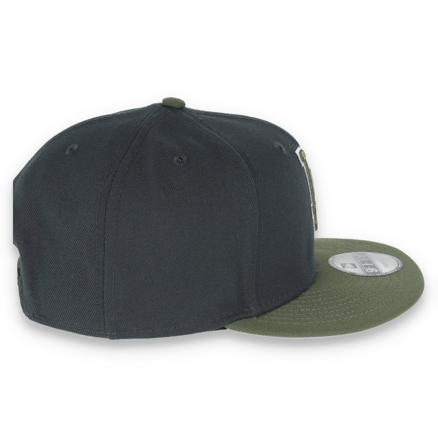 New Era Los Angeles Dodgers 2-Tone Color Pack 9FIFTY Snapback Hat- Grey/Olive