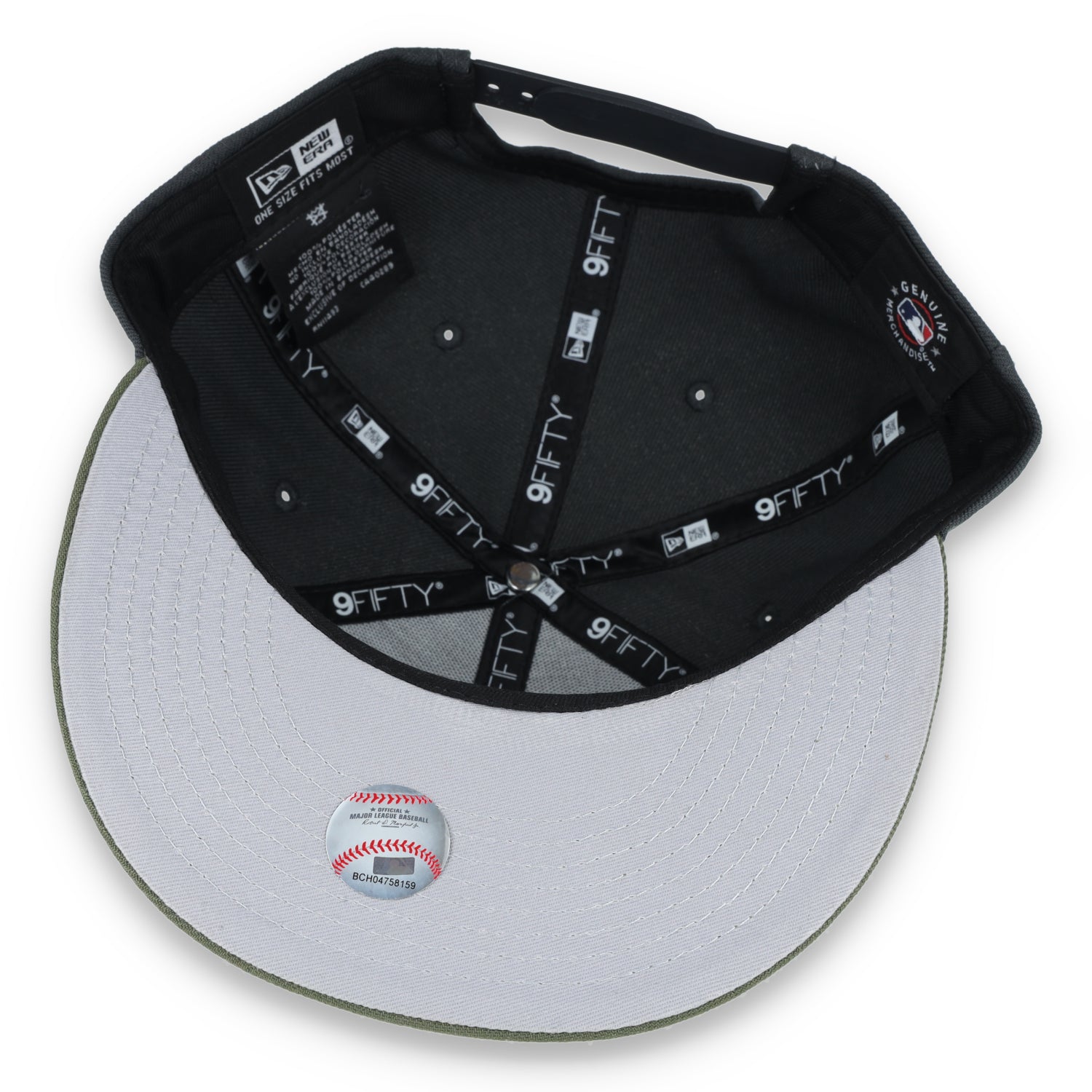 New Era Los Angeles Dodgers 2-Tone Color Pack 9FIFTY Snapback Hat- Grey/Olive