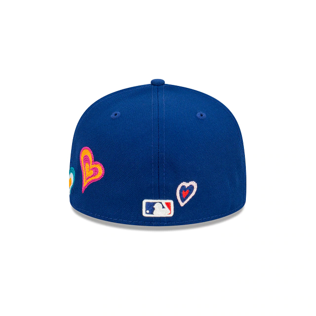 NEW ERA LOS ANGELES DODGERS CHAINSTITCH HEART 59FIFTY FITTED HAT