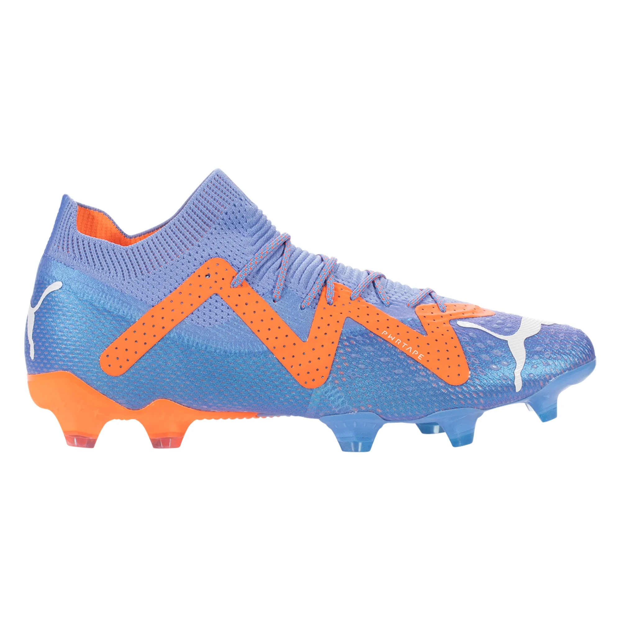 Puma Future Ultimate FG/AG-Blue Glimmer-PUMA White-Ultra Orange