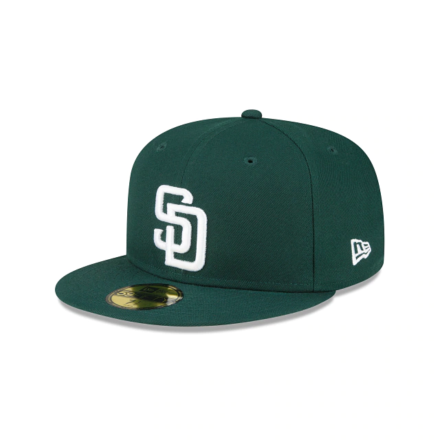 New Era San Diego Padres 59FIFTY Fitted Hat- Dark Green