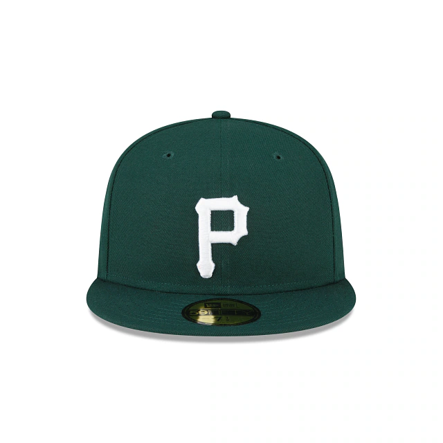 New Era Pittsburgh Pirates 59FIFTY Fitted Hat- Dark Green