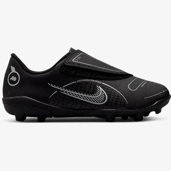 Nike Jr. Mercurial Vapor 14 Club MG- Black/ Metallic Silver