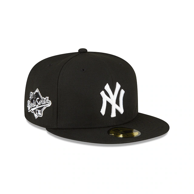NEW ERA NEW YORK YANKEES 1998 WORLD SERIES SIDE PATCH 59FIFTY -BLACK/WHITE