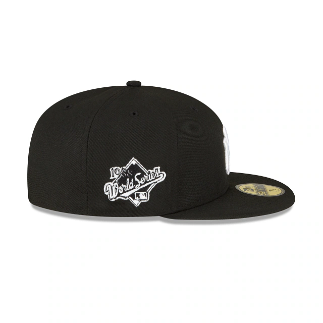 NEW ERA NEW YORK YANKEES 1998 WORLD SERIES SIDE PATCH 59FIFTY -BLACK/WHITE