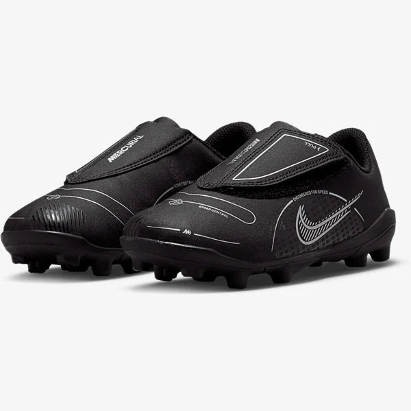 Nike Jr. Mercurial Vapor 14 Club MG- Black/ Metallic Silver