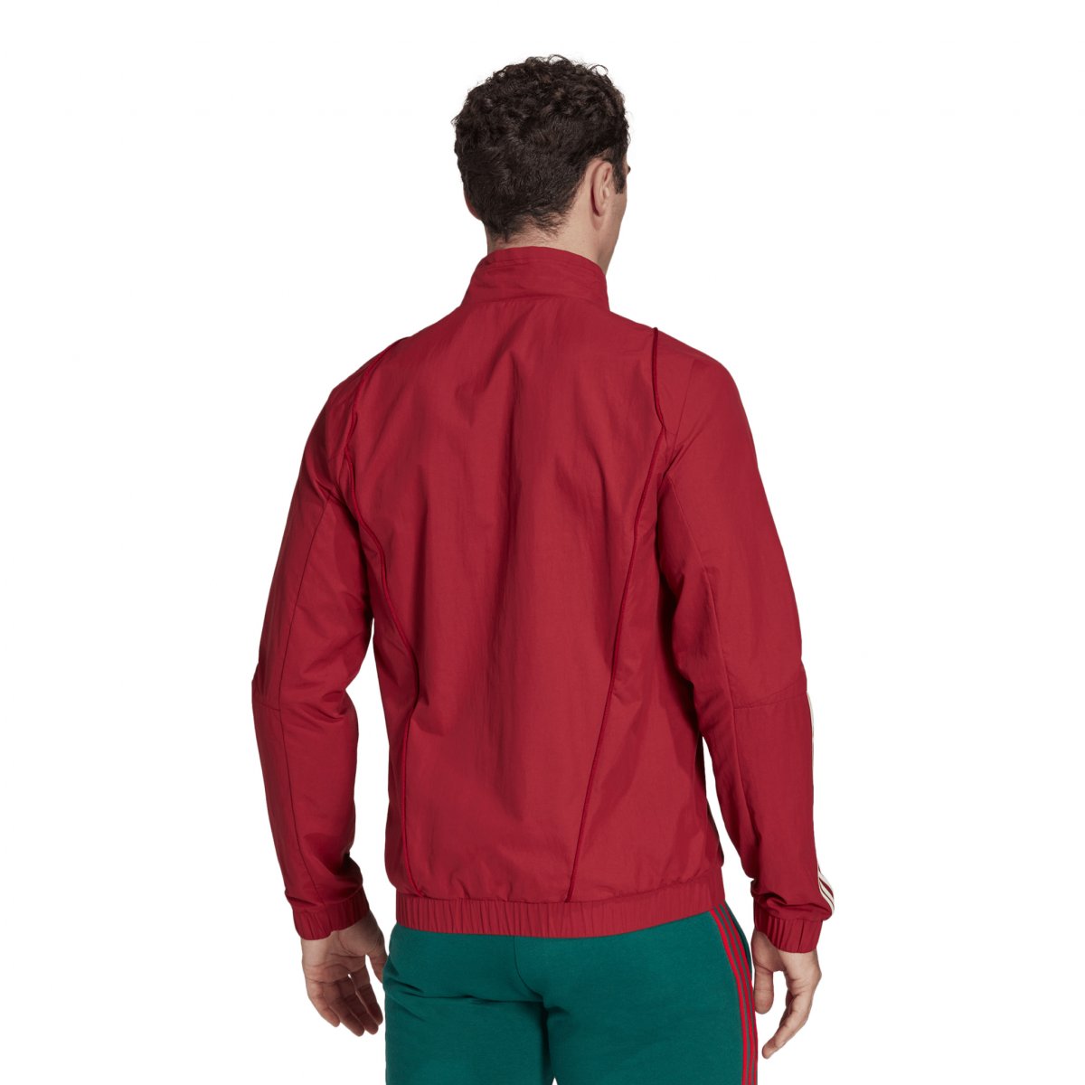 Adidas Men's Mexico Tiro 23 Presentation Jacket-Burgundy