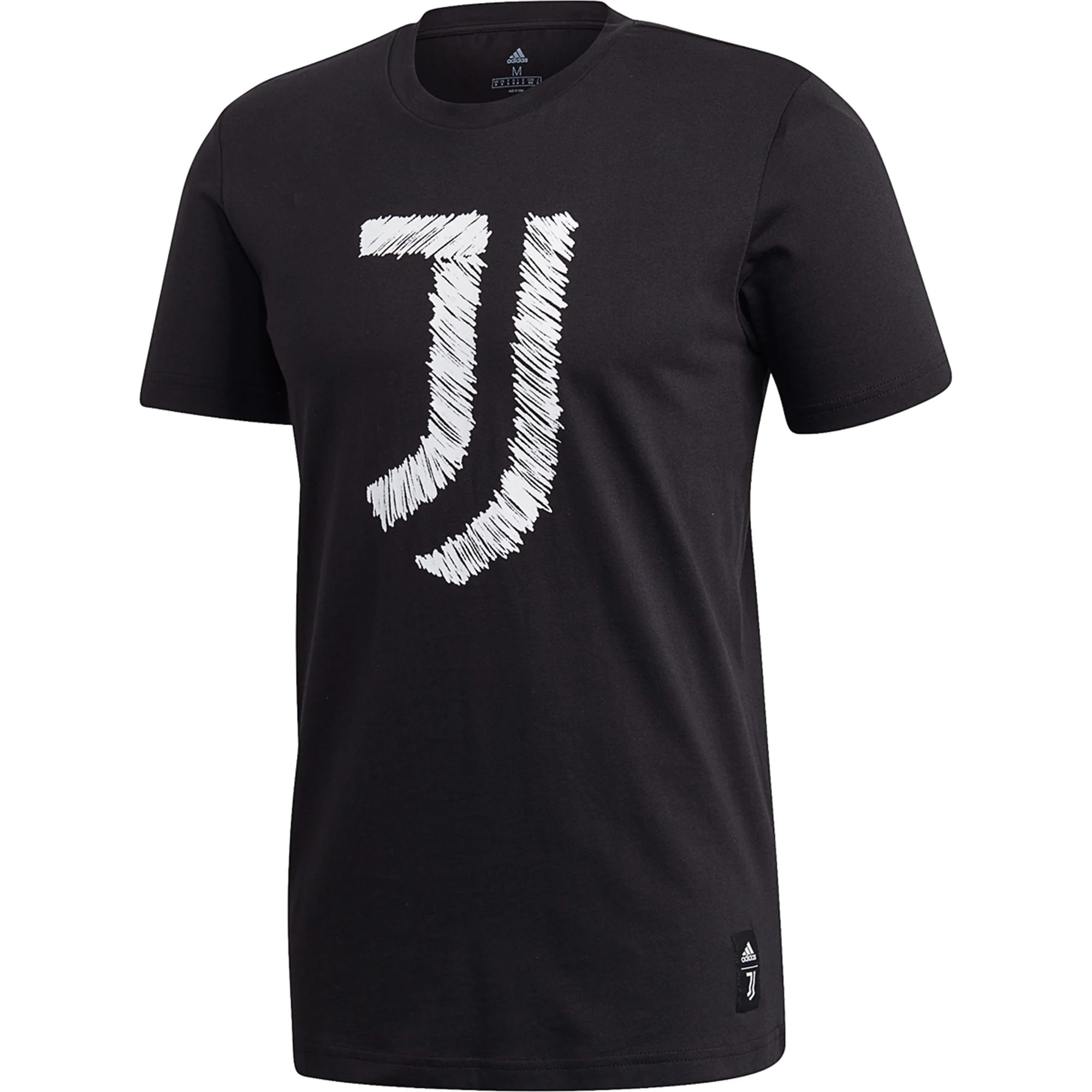 ADIDAS JUVENTUS DNA GRAPHIC T-SHIRT-BLACK/WHITE