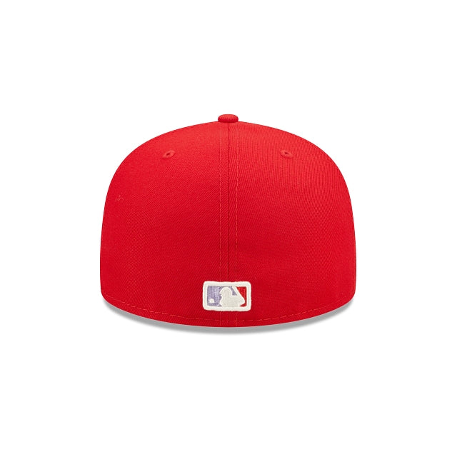 NEW ERA ST. LOUIS CARDINALS 2006 WORLD SERIERS PATCH POP SWEAT 59FIFTY FITTED LILAC BOTTOM
