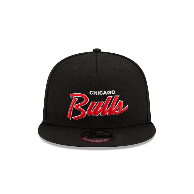 Chicago Bulls New Era Script Up Edition 9FIFTY Snap Hat