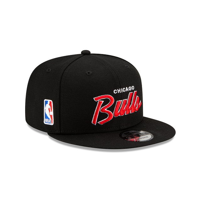 Chicago Bulls New Era Script Up Edition 9FIFTY Snap Hat