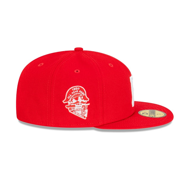 NEW ERA PITTSBURGH PIRATES ALL-STAR GAME SIDE PATCH 59FIFTY FITTED-SCARLET