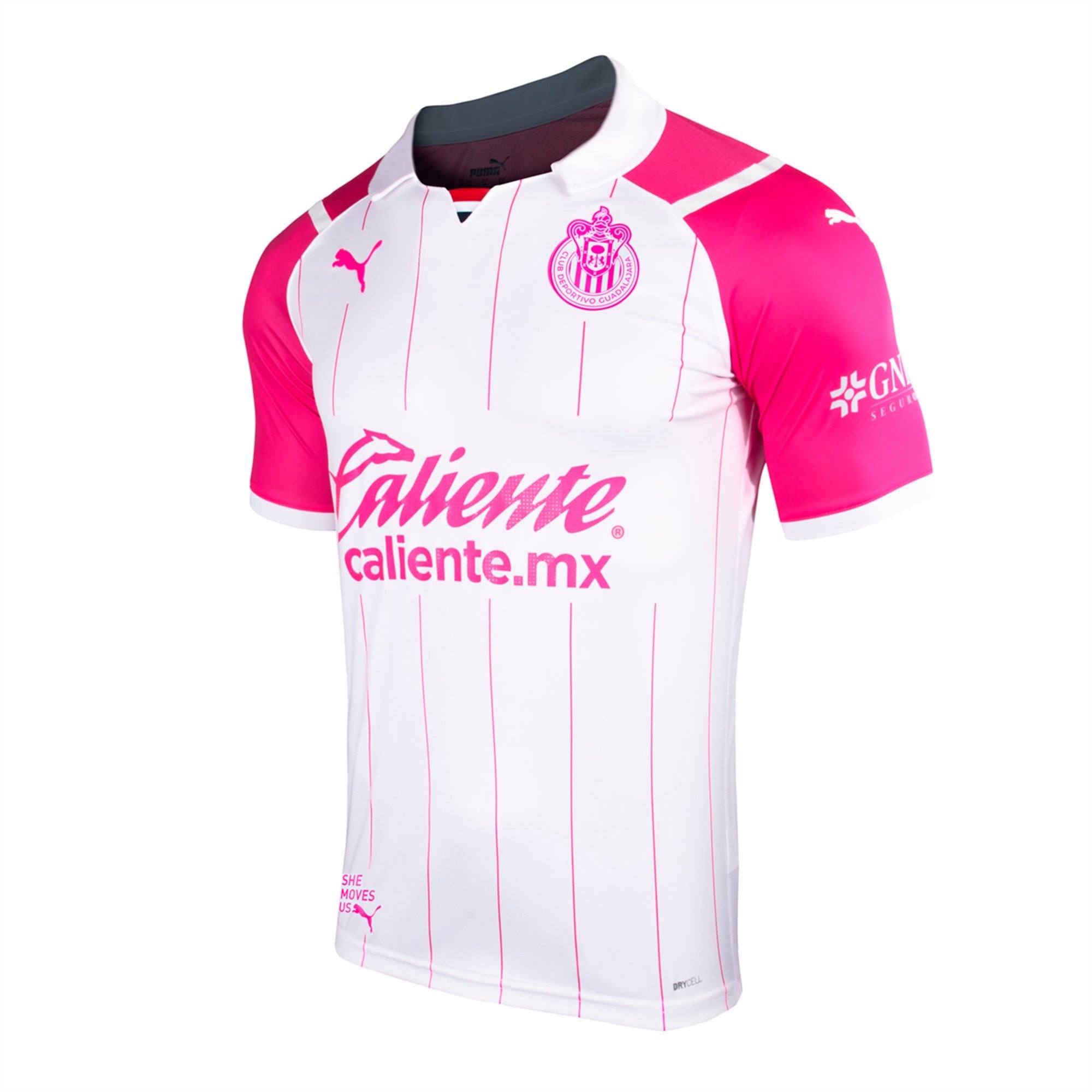 Men's Authentic Puma Chivas Breast Cancer Awareness Jersey 21/22