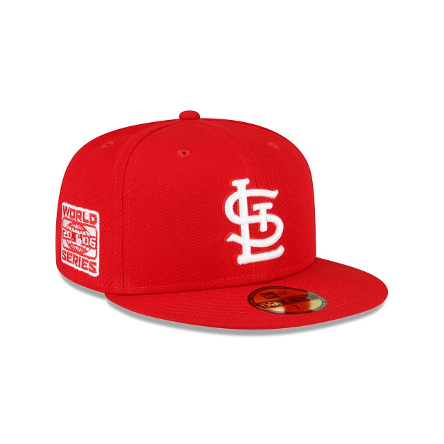 New Era St. Louis Cardinals 2006 World Series Side Patch Fitted 59fifty-Scarlet