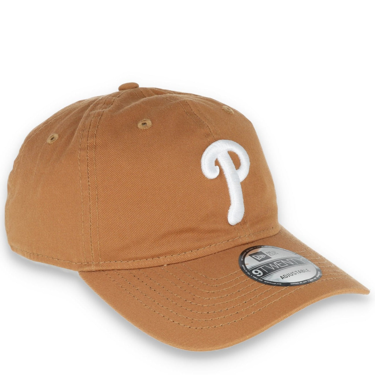 New Era New Philadelphia Phillies Core Classic 2.0 9TWENTY Adjustable Hat-Khaki