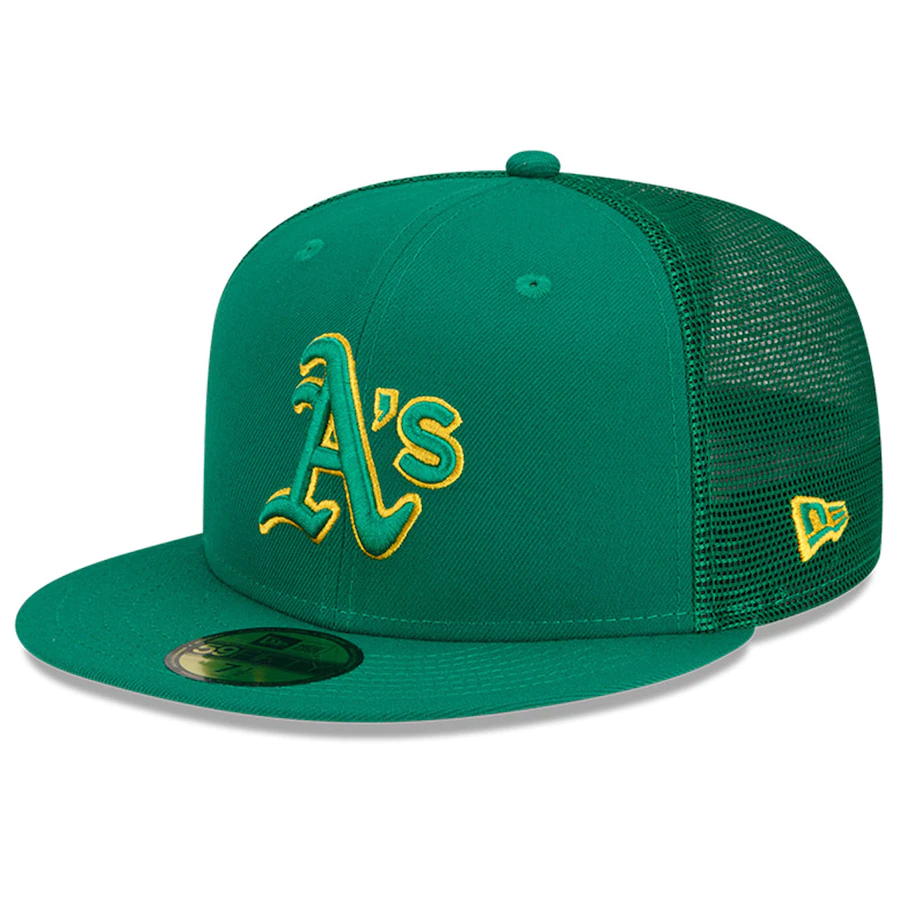 New Era Oakland Athletics 2022 Batting Practice 59FIFTY Fitted Hat - Green