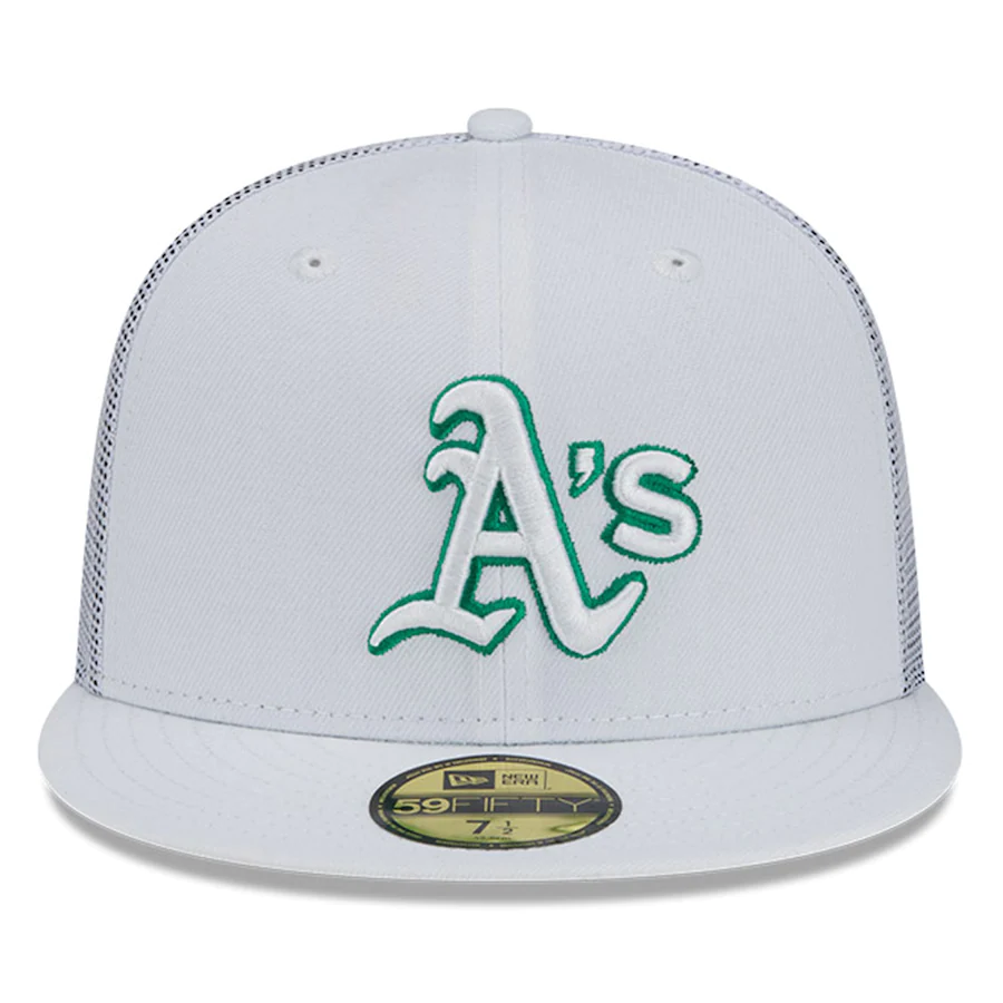 New Era Oakland Athletics 2022 Batting Practice 59FIFTY Fitted Hat - White