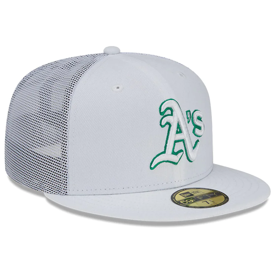 New Era Oakland Athletics 2022 Batting Practice 59FIFTY Fitted Hat - White
