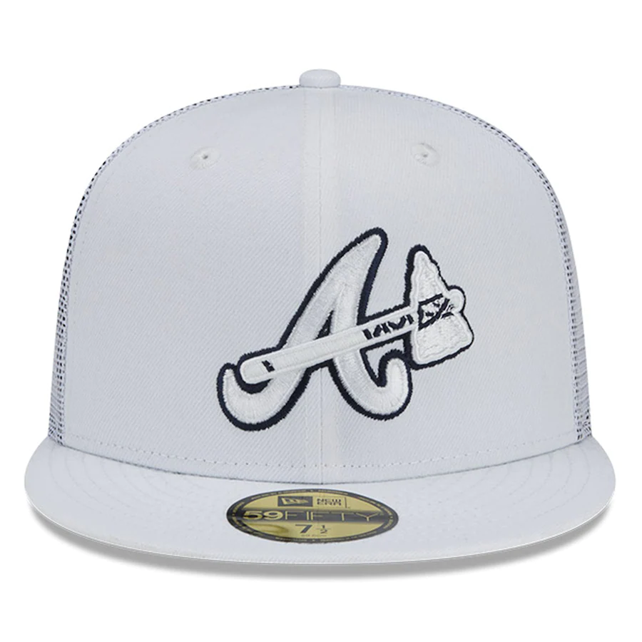 New Era Atlanta Braves 2022 Batting Practice 59FIFTY Fitted Hat - White