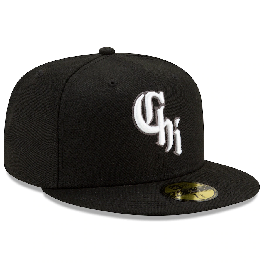 New Era Chicago White Sox City Connect 59FIFTY Fitted Hat - Black