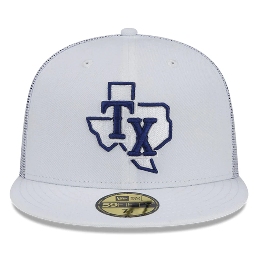 Texas Rangers New Era 2022 Batting Practice 59FIFTY Fitted Hat - White