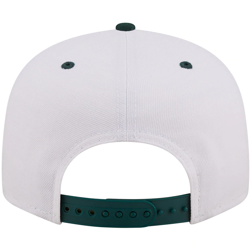 New Era Oakland Athletics Retro Title 9FIFTY Snapback Hat - White/Green