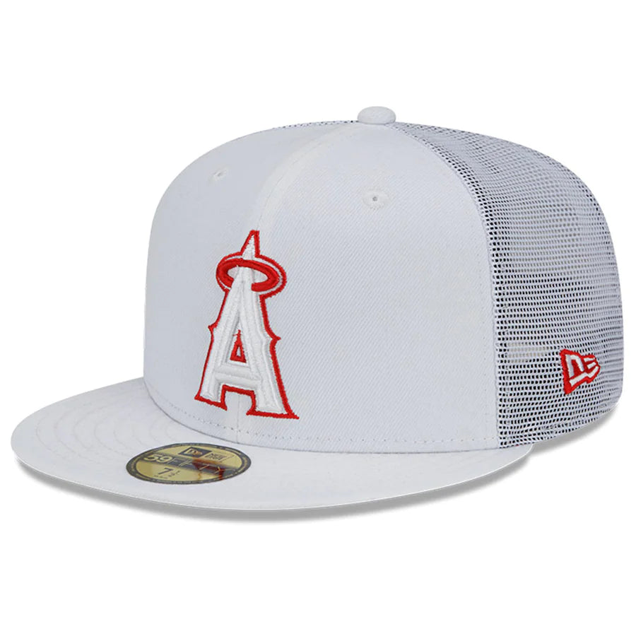 Los Angeles Angels New Era 2022 Batting Practice 59FIFTY Fitted Hat - White