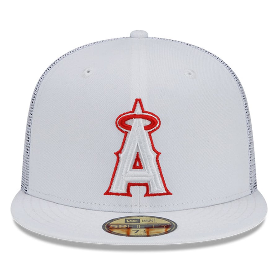 Los Angeles Angels New Era 2022 Batting Practice 59FIFTY Fitted Hat - White