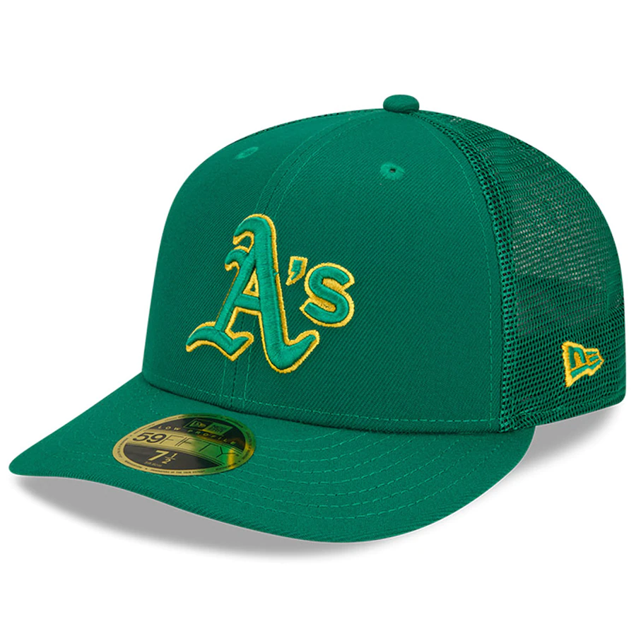 Oakland Athletics New Era 2022 Batting Practice Low Profile 59FIFTY Fitted Hat - Green