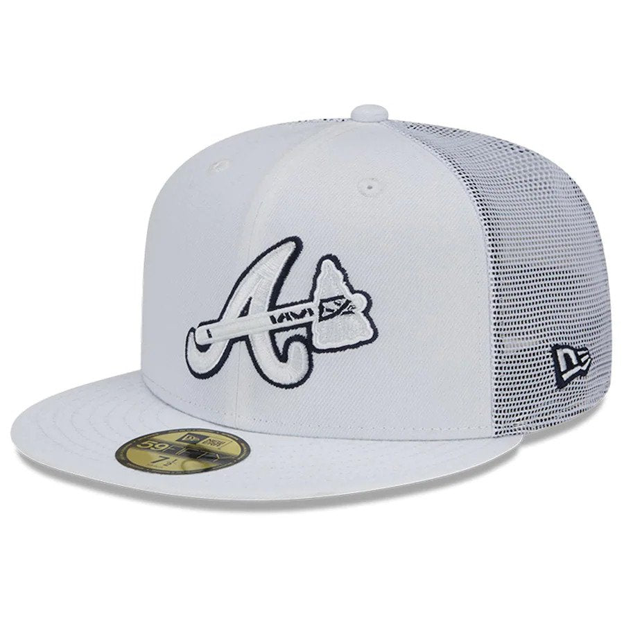 Atlanta Braves New Era 2022 Batting Practice 59FIFTY Fitted Hat - White