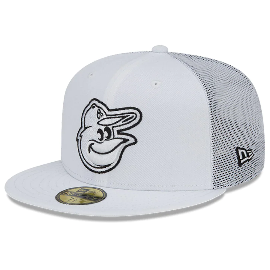 Baltimore Orioles New Era 2022 Batting Practice 59FIFTY Fitted Hat - White