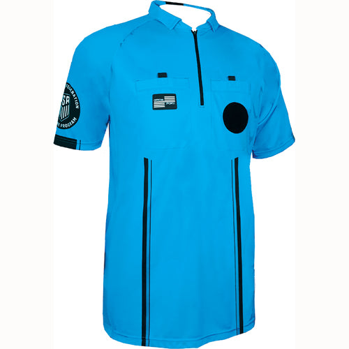Official Sports Men's USSF Pro Referee Jersey S/S-Blue