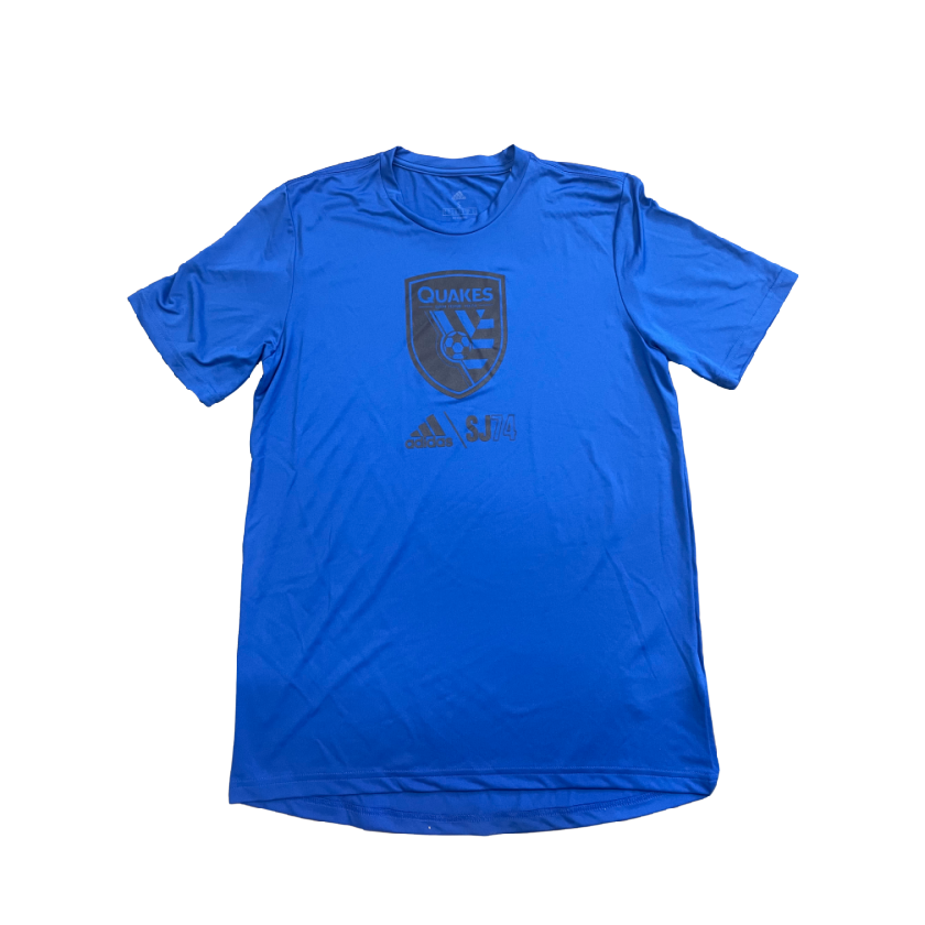 Adidas Men's San Jose Earthquakes Royal  Icon T-Shirt