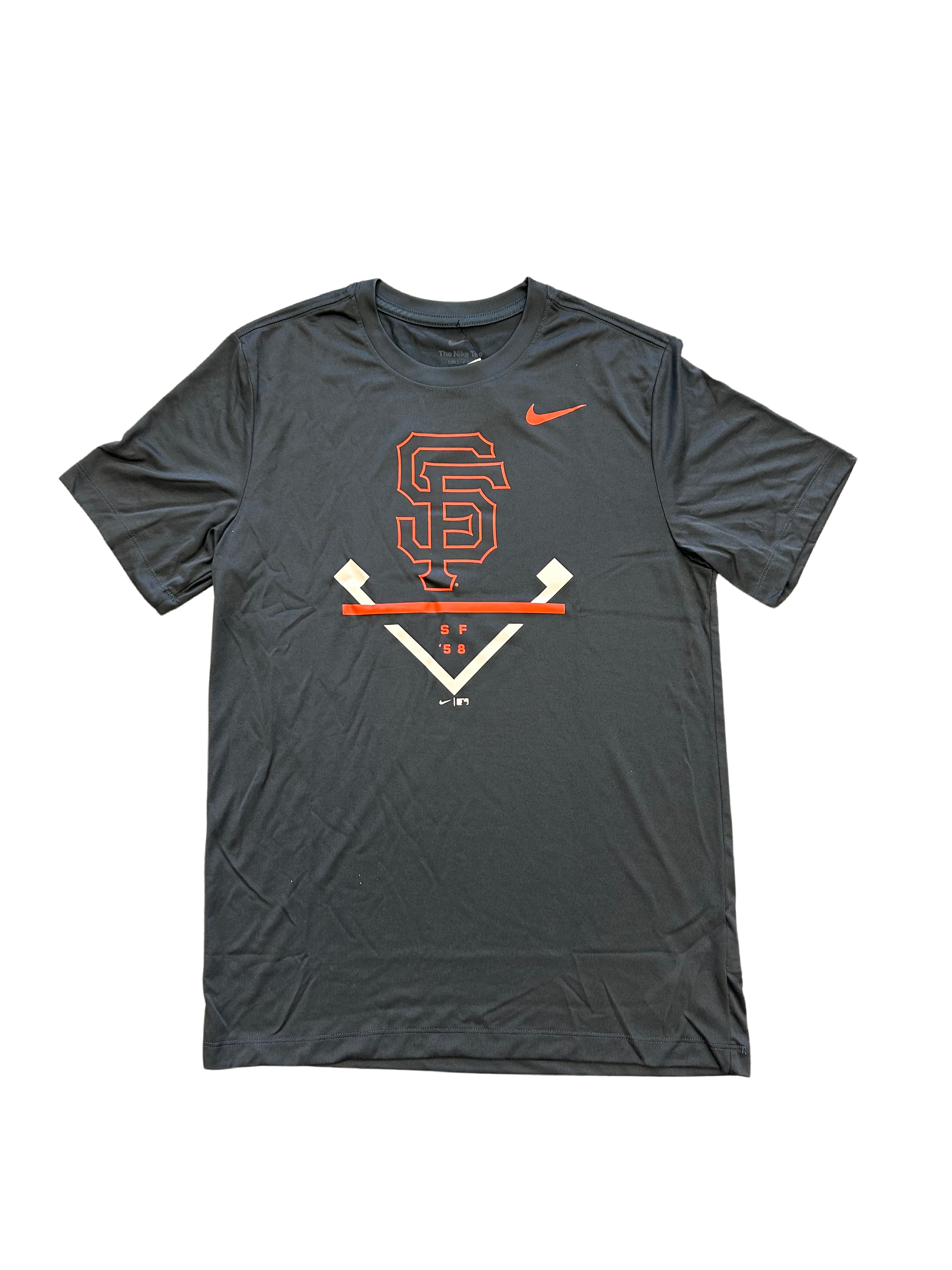 Nike Men's San Francisco Giants Anthracite Icon Legend Performance - Grey