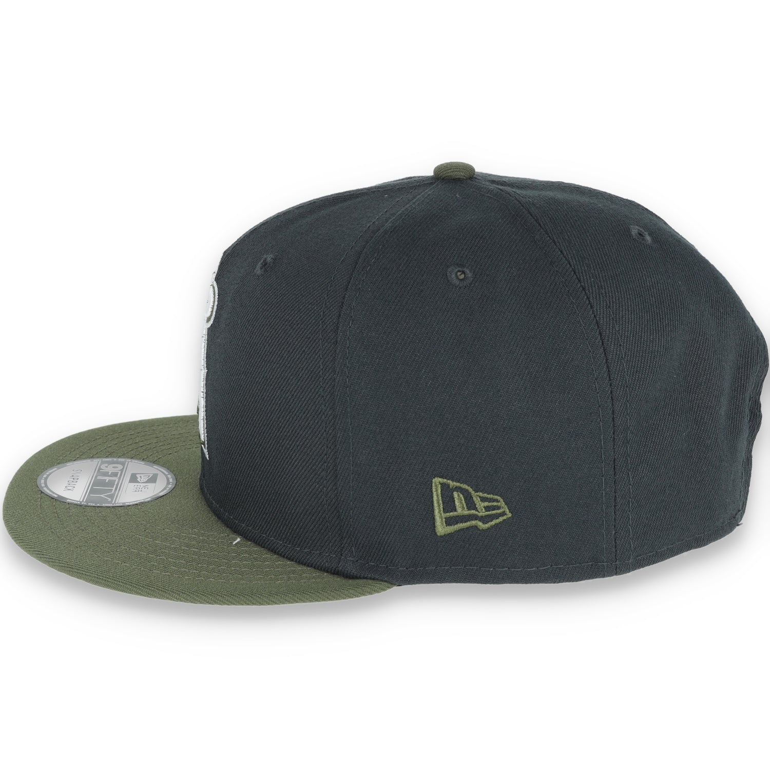 New Era Los Angeles Angels 2-Tone Color Pack Snapback Hat - Grey/Olive