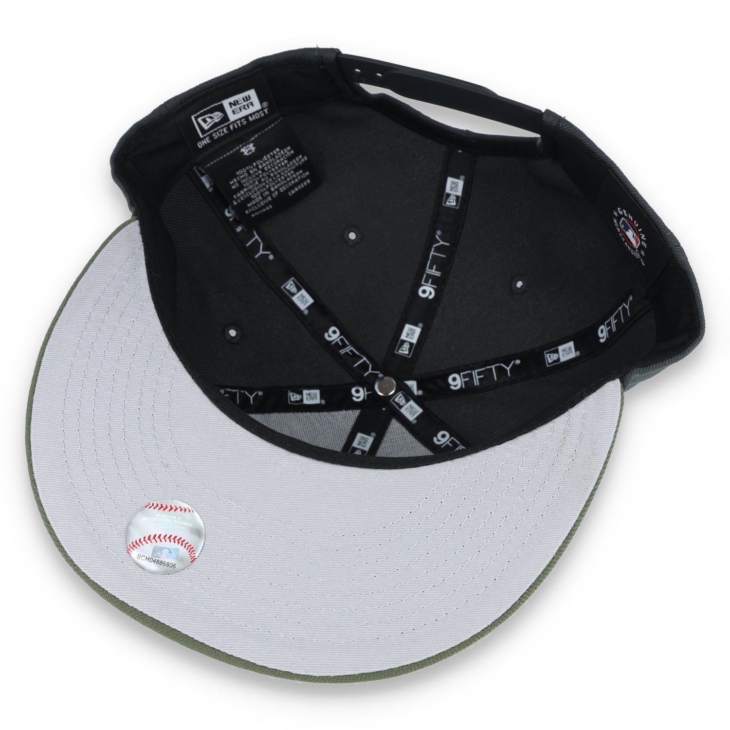 New Era Los Angeles Angels 2-Tone Color Pack Snapback Hat - Grey/Olive