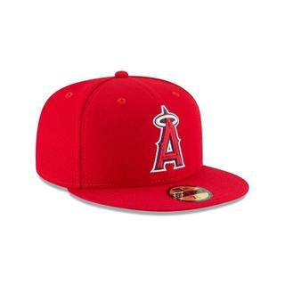 ANGELS NEW ERA HOME AUTHENTIC COLLECTION 59FIFTY FITTED-ON-FIELD COLLECTION RED/WHITE
