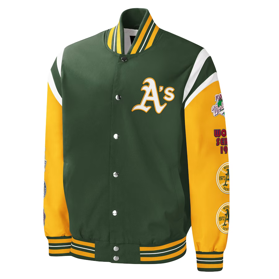 GIII OAKLAND ATHLETICS Complete Game Commemorative Jacket V2