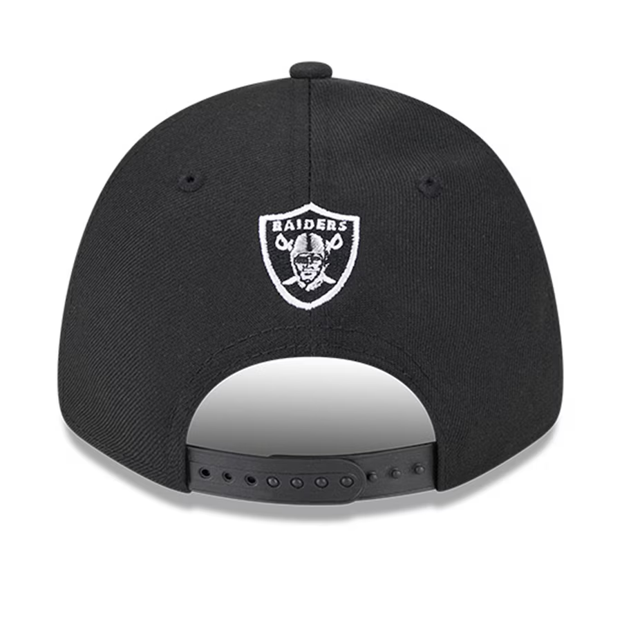 New Era Youth Las Vegas Raiders 2023 NFL Draft 9FORTY Adjustable Hat-Black