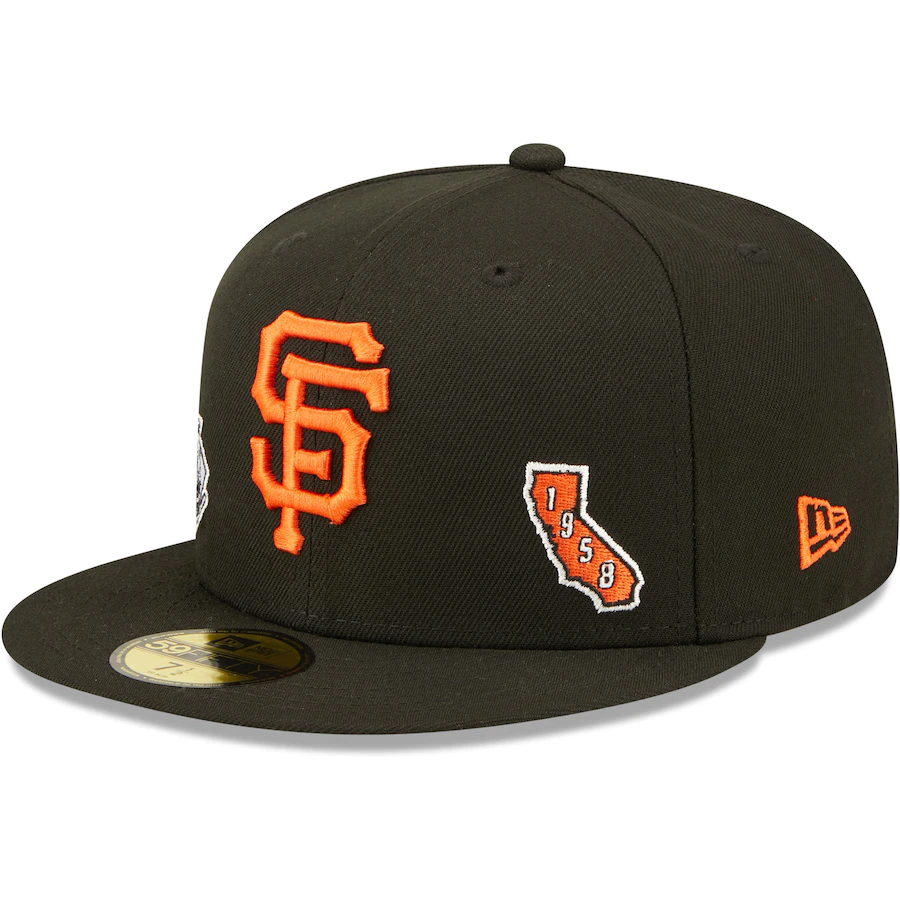 New Era San Francisco Giants Identity 59FIFTY Fitted Hat - Black