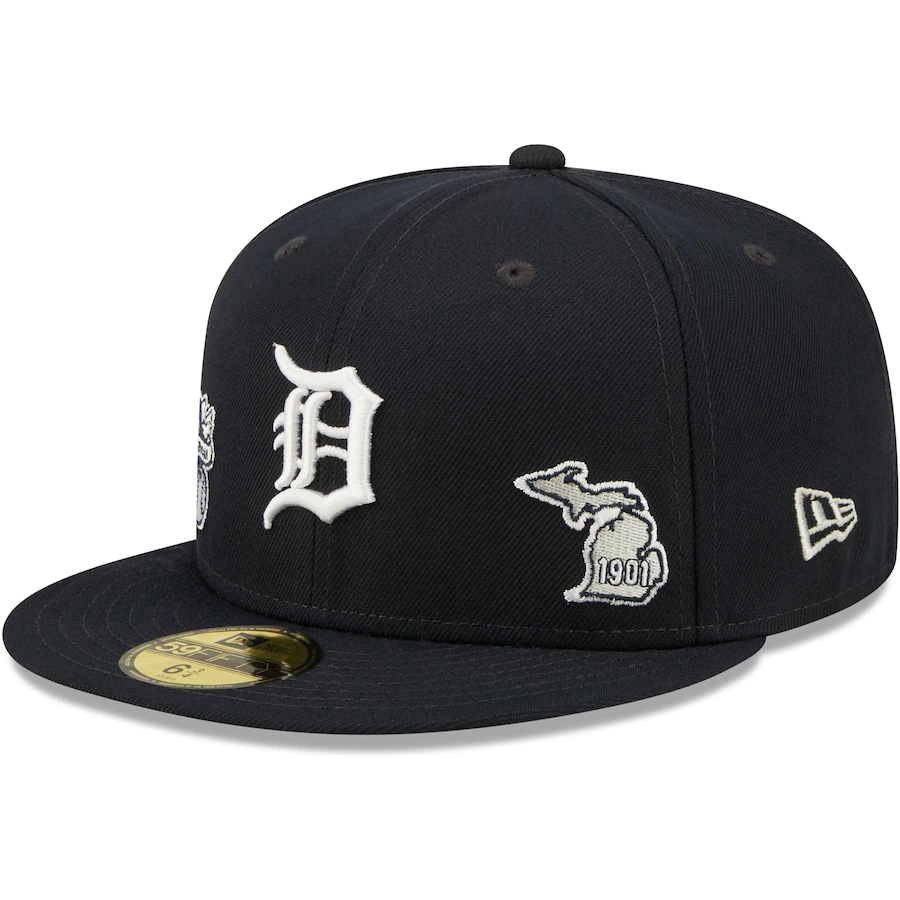 New Era Detroit Tigers Identity 59FIFTY Fitted Hat - Navy