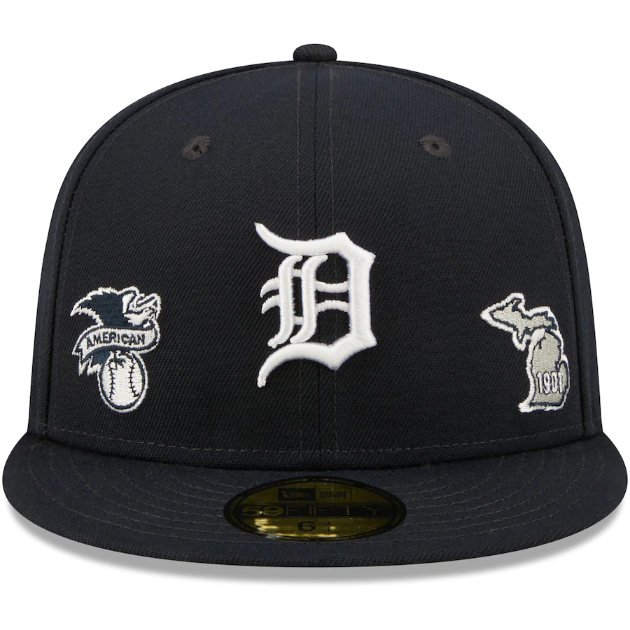 New Era Detroit Tigers Identity 59FIFTY Fitted Hat - Navy