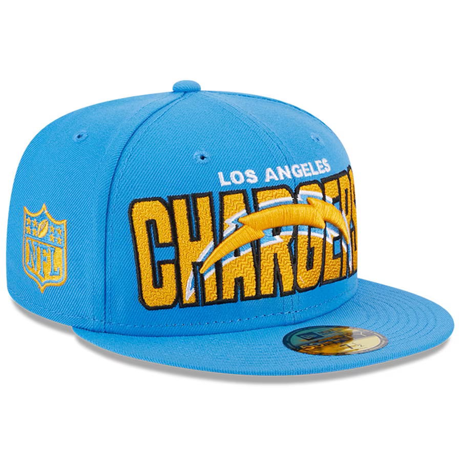 New Era  Los Angeles Chargers  2023 NFL Draft 59FIFTY Fitted Hat - Powder Blue