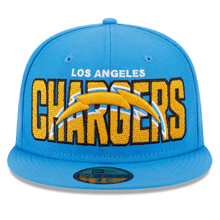 New Era  Los Angeles Chargers  2023 NFL Draft 59FIFTY Fitted Hat - Powder Blue
