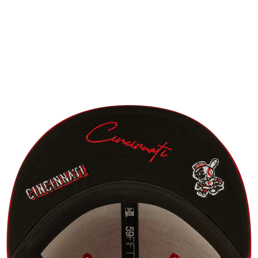 New Era Cincinnati Reds Identity 59FIFTY Fitted Hat - Red