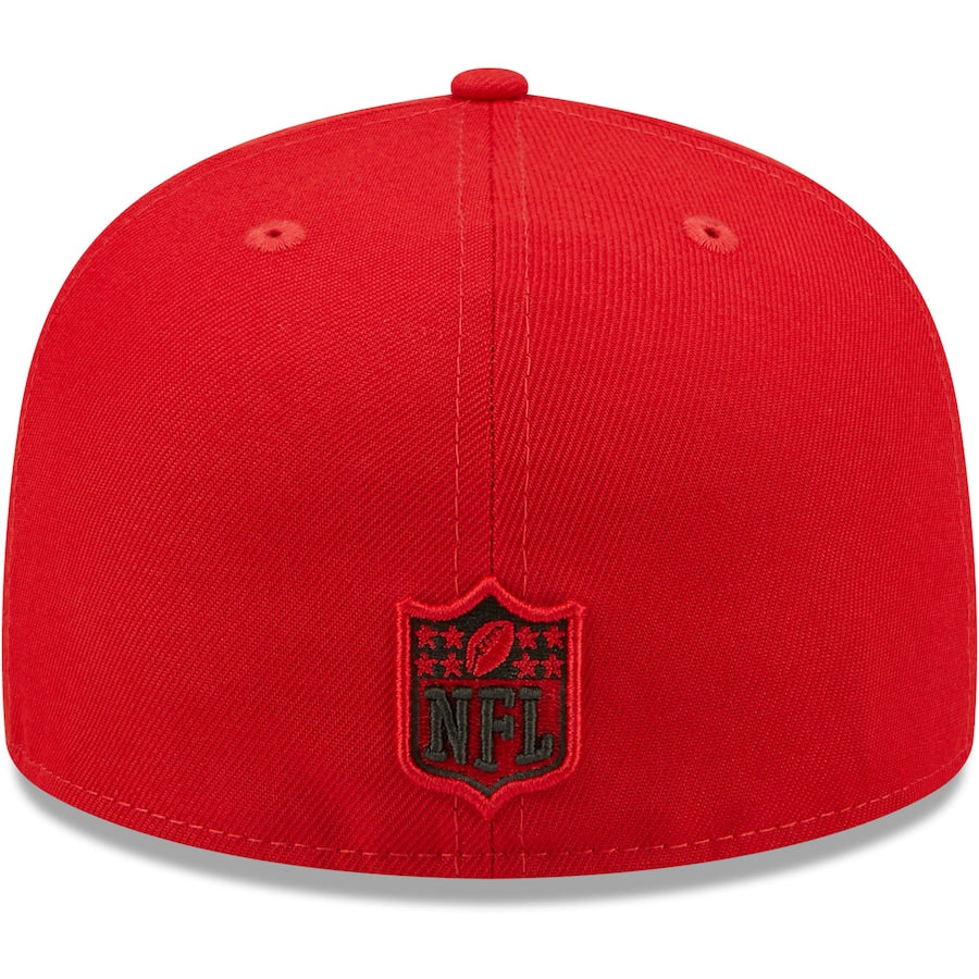 New Era San Francisco 49ers Identity 59Fifty Fitted Hat-Red
