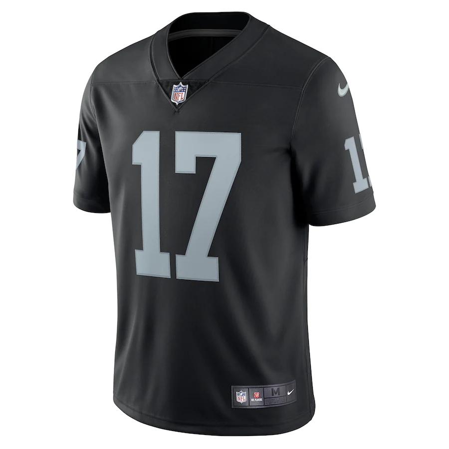 Nike Men's Las Vegas Raiders Davante Adams #17 Vapor Limited Player Jersey - Black